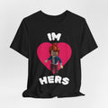 I'm Hers Graphic Tee — Cute Heart Roblox-Inspired Couple Shirt