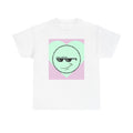 Cool Smirk Heart Tee — Pixel Sunglasses Graphic T-Shirt