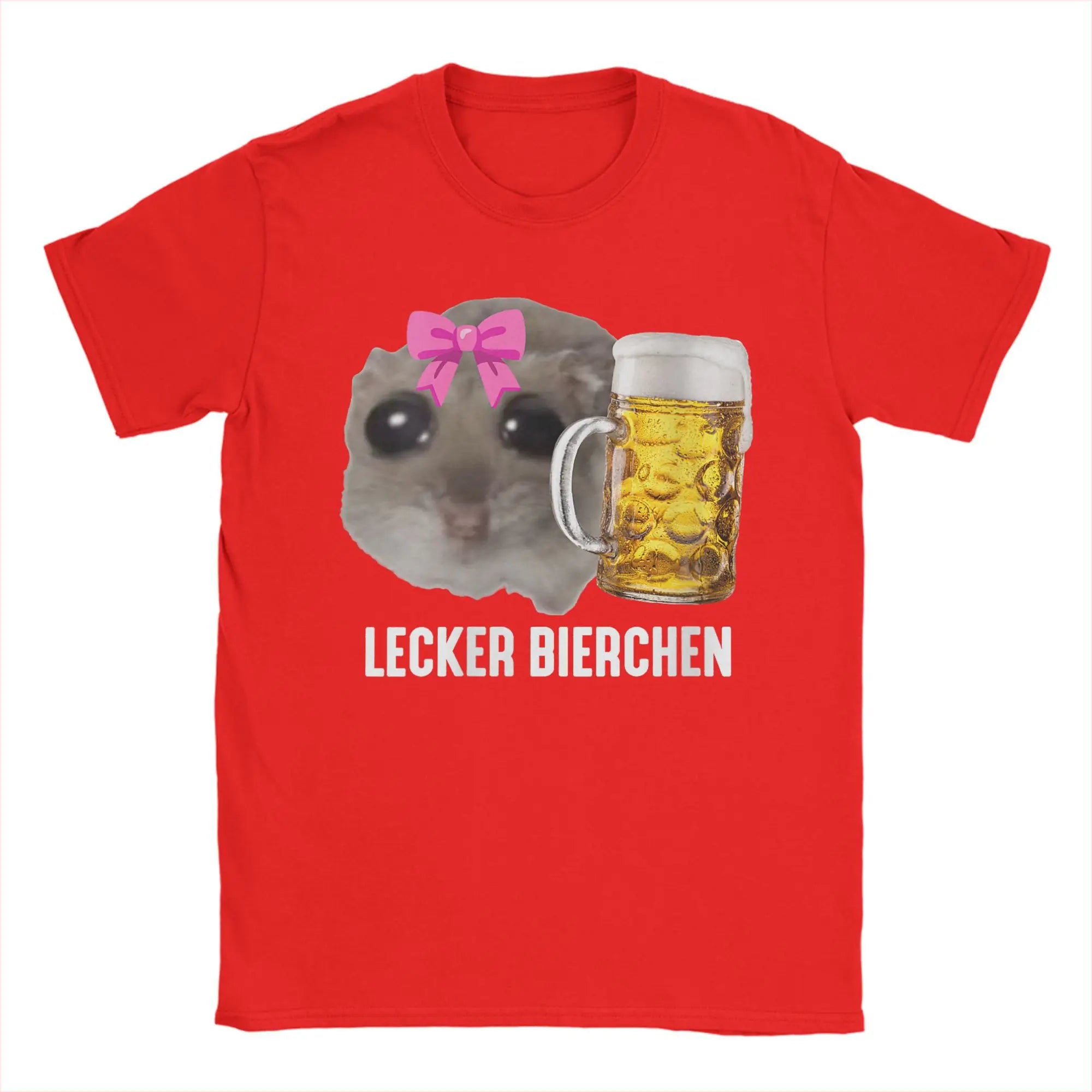Hamster Beer Tee — Funny Men's Graphic T-Shirt