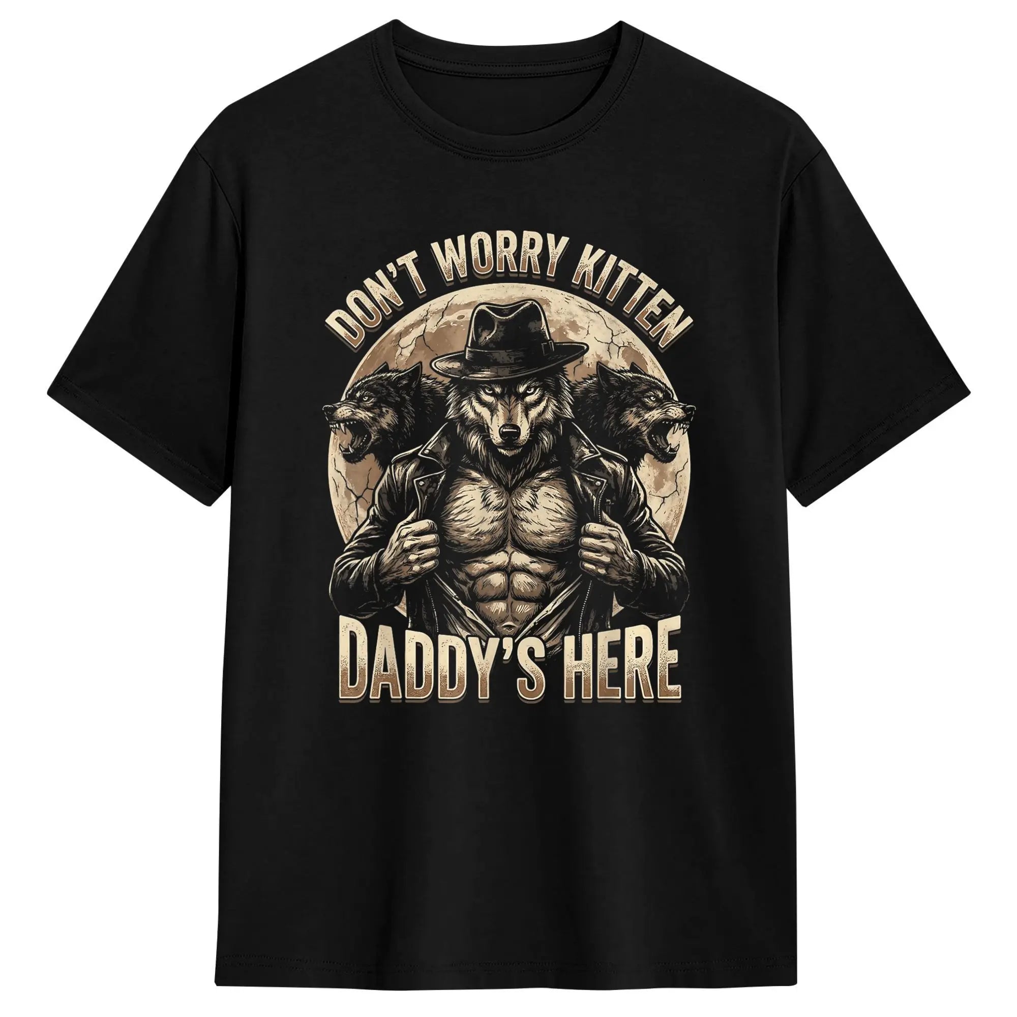 Whatever Daddy Wants Wolf Meme Tee — Unisex Graphic T-Shirt