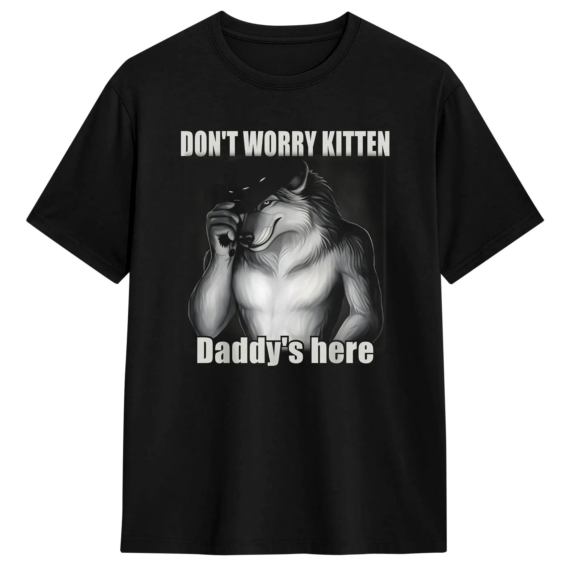Whatever Daddy Wants Wolf Meme Tee — Unisex Graphic T-Shirt