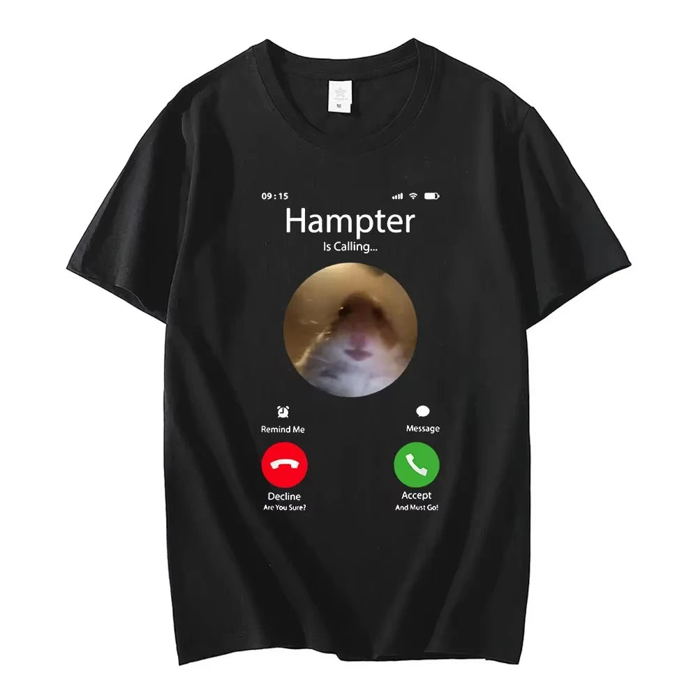 Hamster Meme Tee — Funny Unisex Graphic T-Shirt
