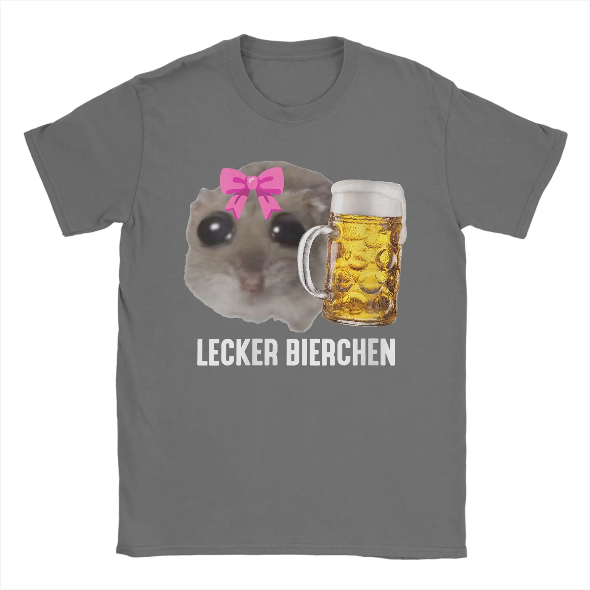 Hamster Beer Tee — Funny Men's Graphic T-Shirt