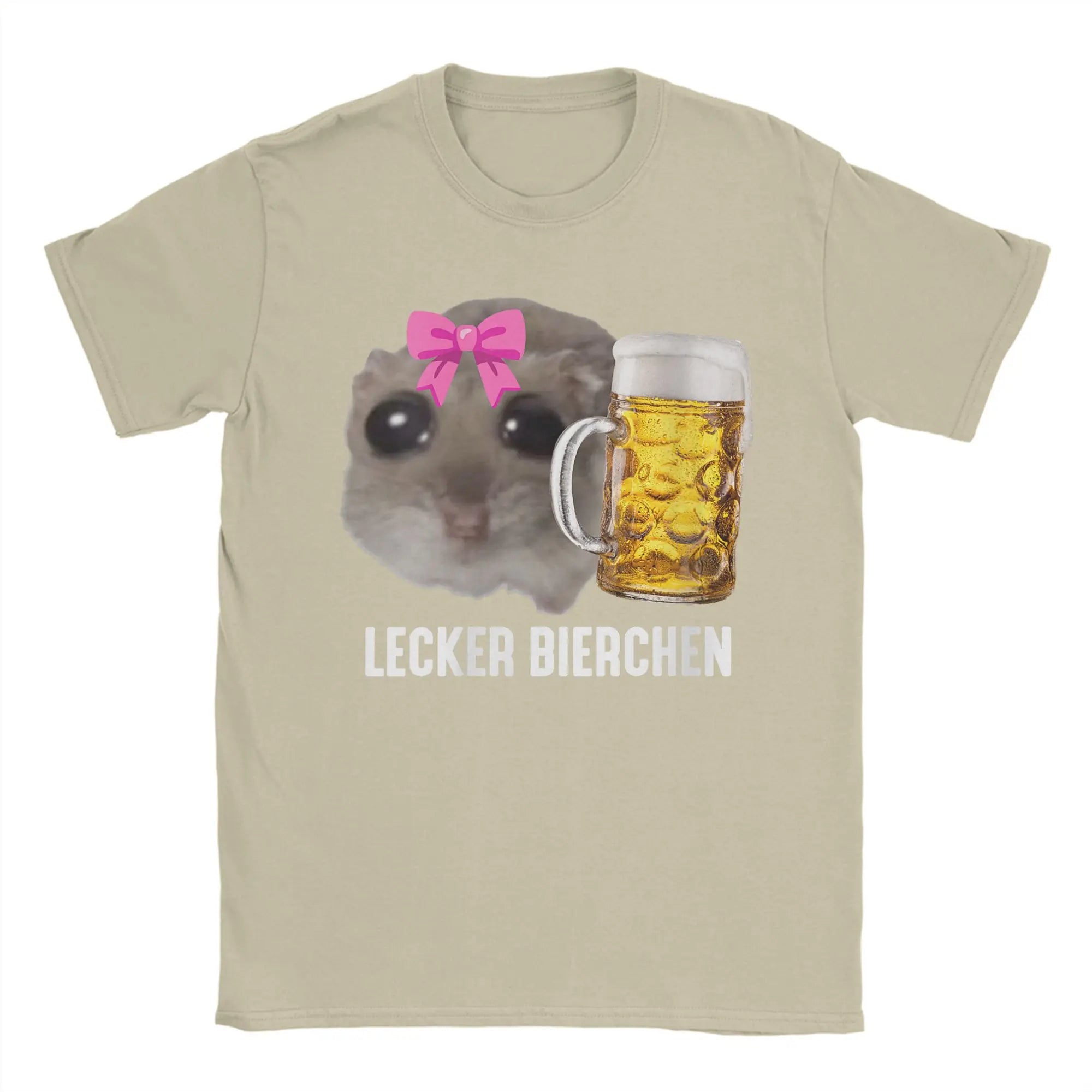 Hamster Beer Tee — Funny Men's Graphic T-Shirt