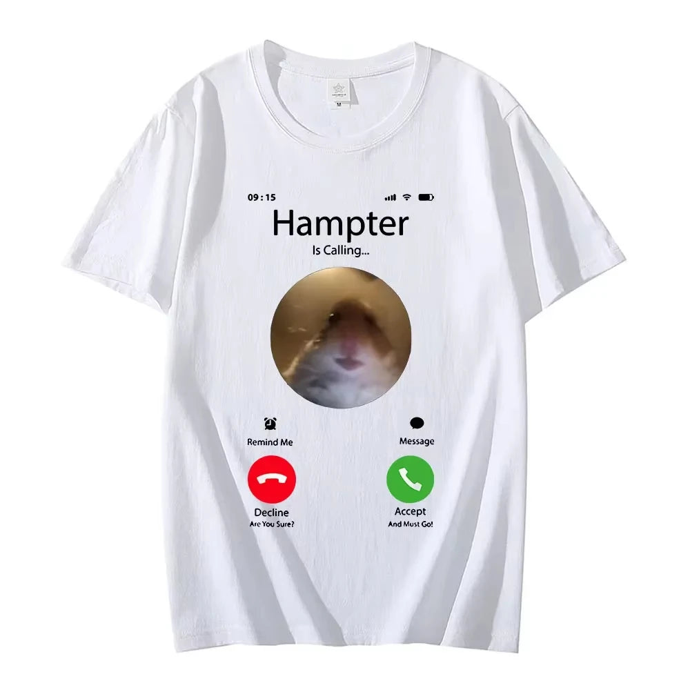 Hamster Meme Tee — Funny Unisex Graphic T-Shirt