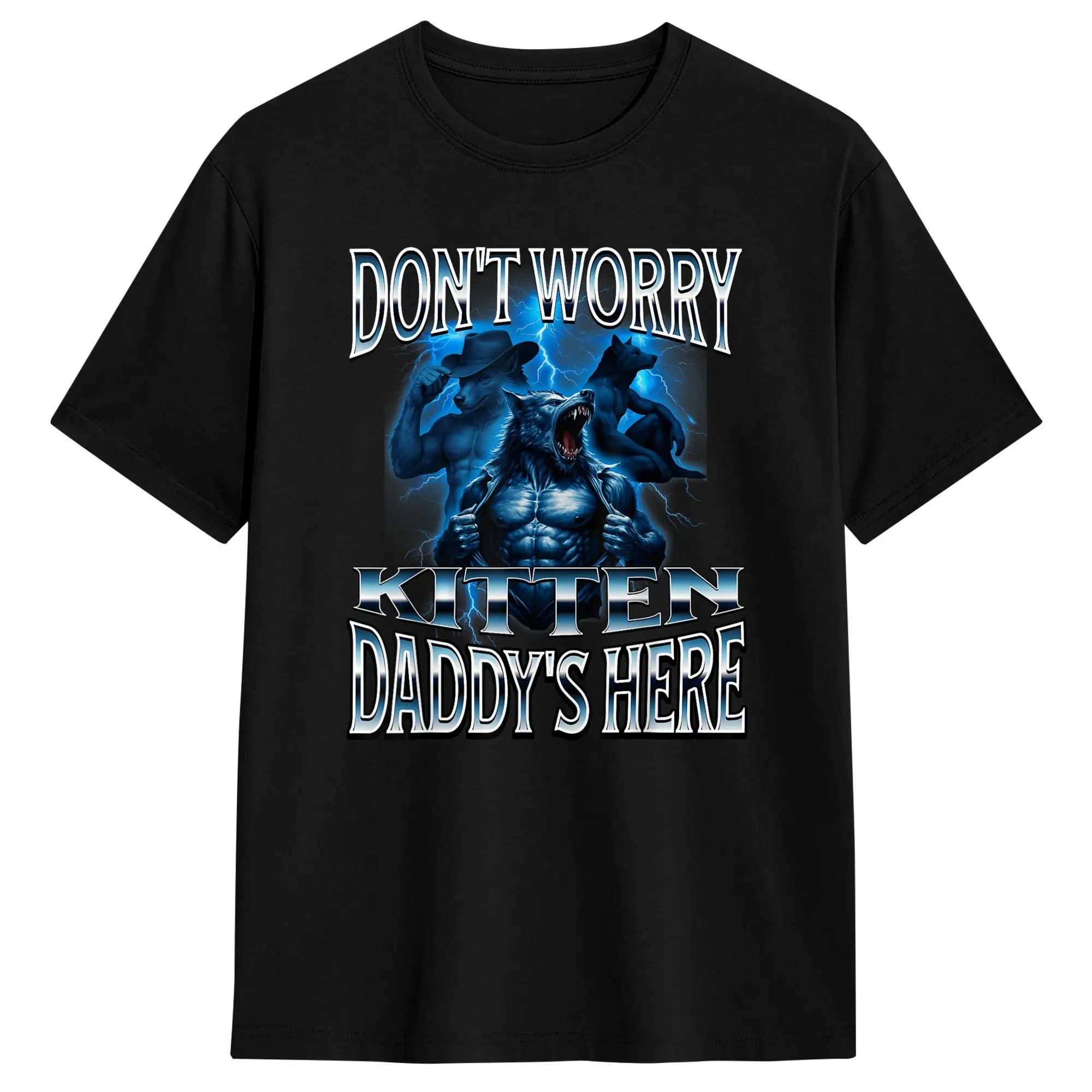 Whatever Daddy Wants Wolf Meme Tee — Unisex Graphic T-Shirt