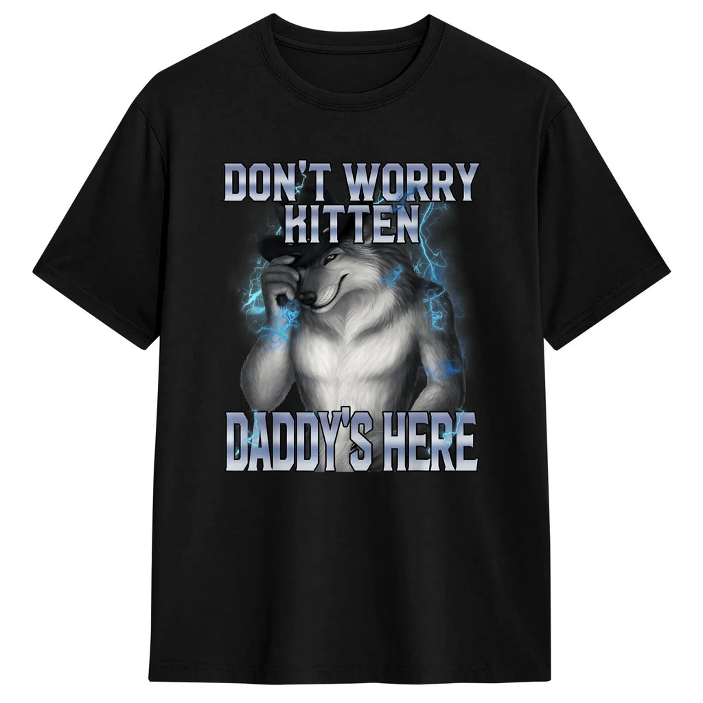 Whatever Daddy Wants Wolf Meme Tee — Unisex Graphic T-Shirt