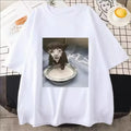 Milk Face Cat Meme Tee — Unisex Graphic T-Shirt